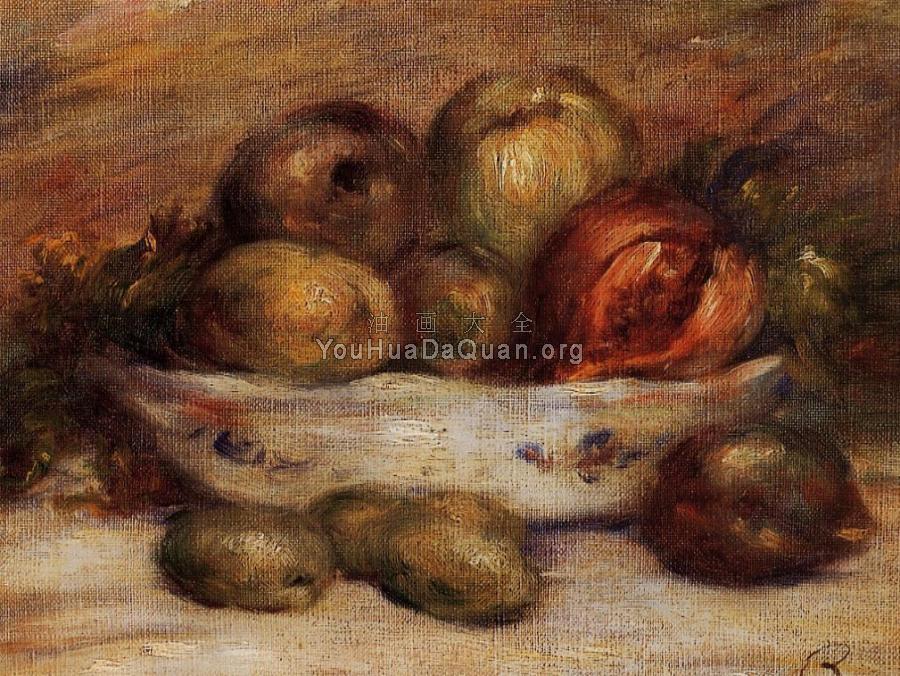 Still Life with Fruit - 皮埃尔·奥古斯特·雷诺阿